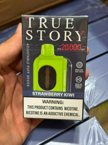 یکبار مصرف 20,000هزار پاف مدل TRUE STORYطعم هندوانه حبابی
