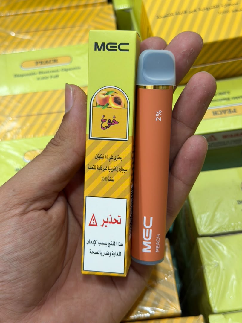 یک بار مصرف 3,000هزار پاف مدل MEC طعم موز